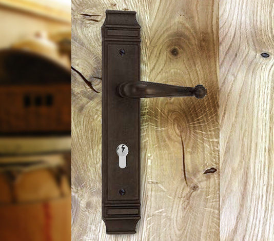 deurknop cottage - brons deurgreep - retro - landelijk - deurtrekker antiek